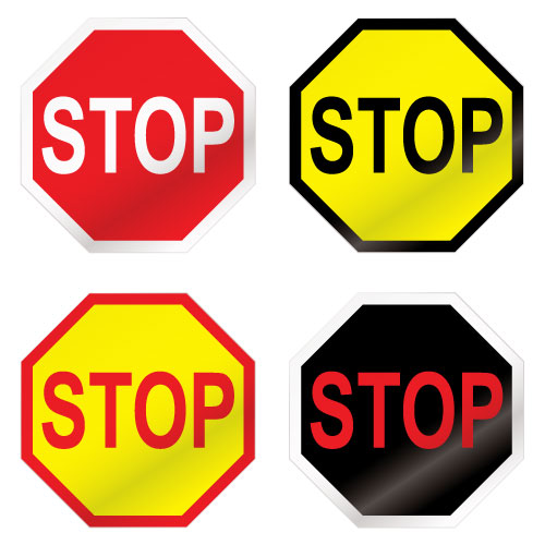 Stop Signs Vectors