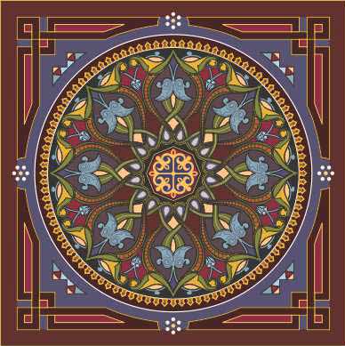 Arabian Mandala Design CDR and EPS Download