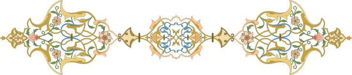 Colorful Arabic Separator Design